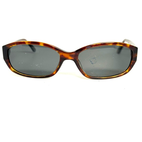 Adrienne Vittadini Accessories - Adrienne Vittadini Tortoise Shell Oval Sunglasses AV 5008S Brown Grey Lens